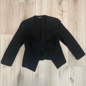 EXPRESS CROPPED BLACK BLAZER - GOOD CONDITION
